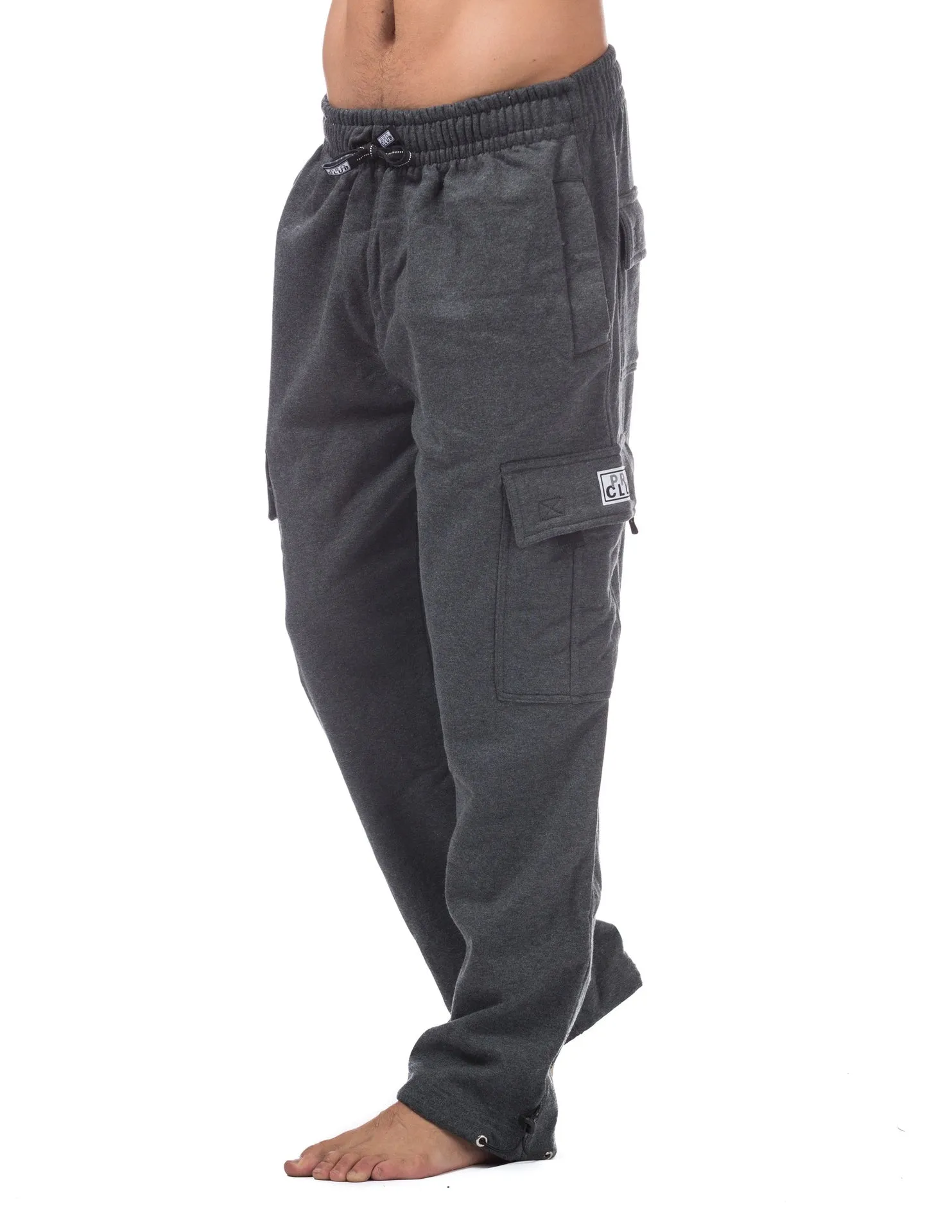 Pro Club Heavyweight Fleece Cargo Pants - CHARCOAL