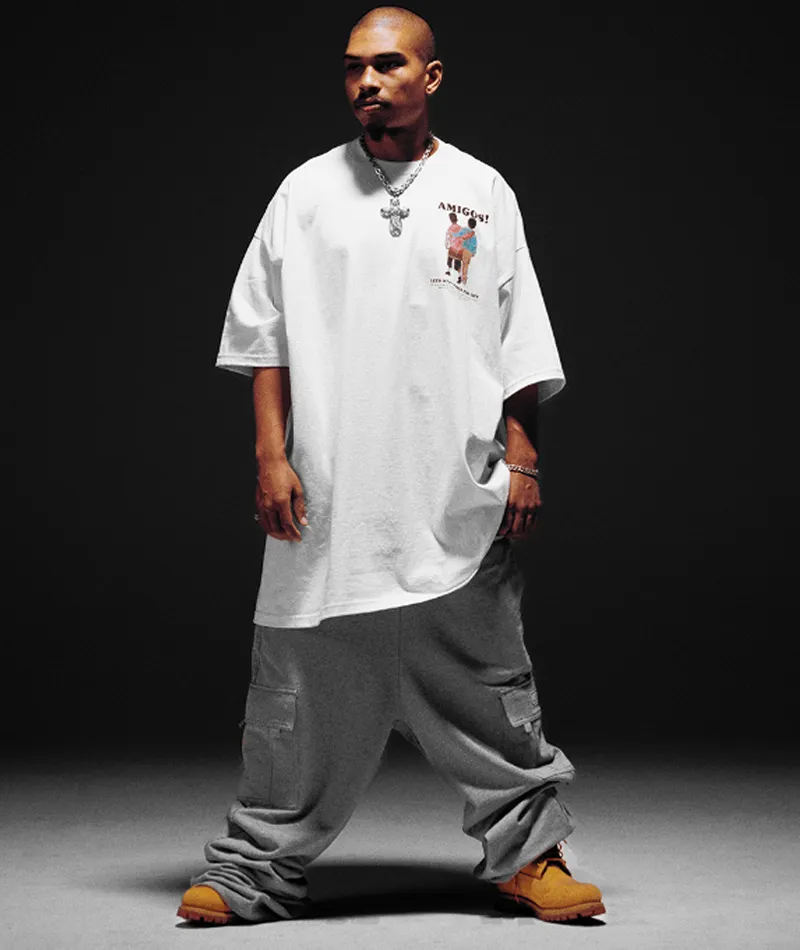 Pro Club Heavyweight Fleece Cargo Pants - GREY
