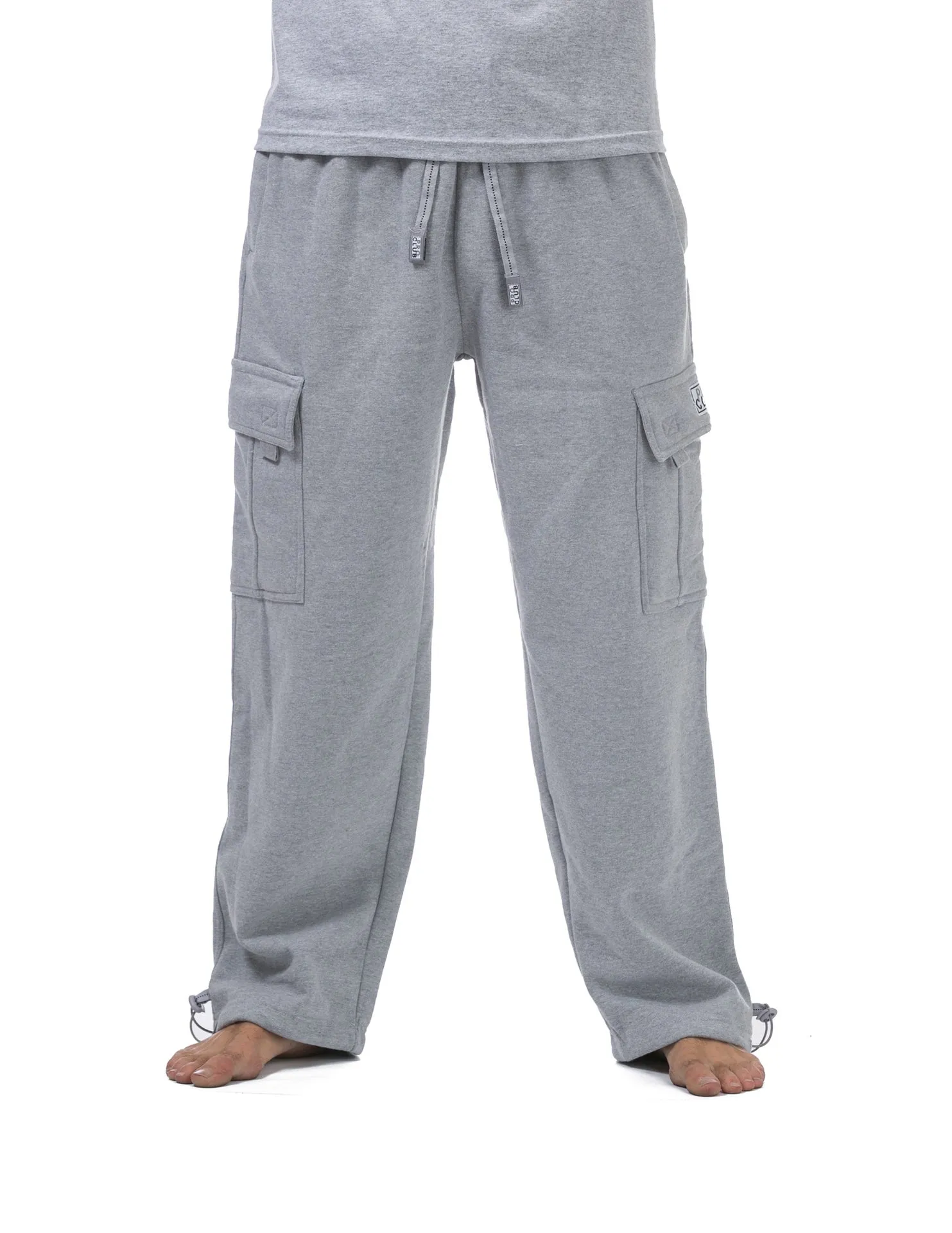 Pro Club Heavyweight Fleece Cargo Pants - GREY