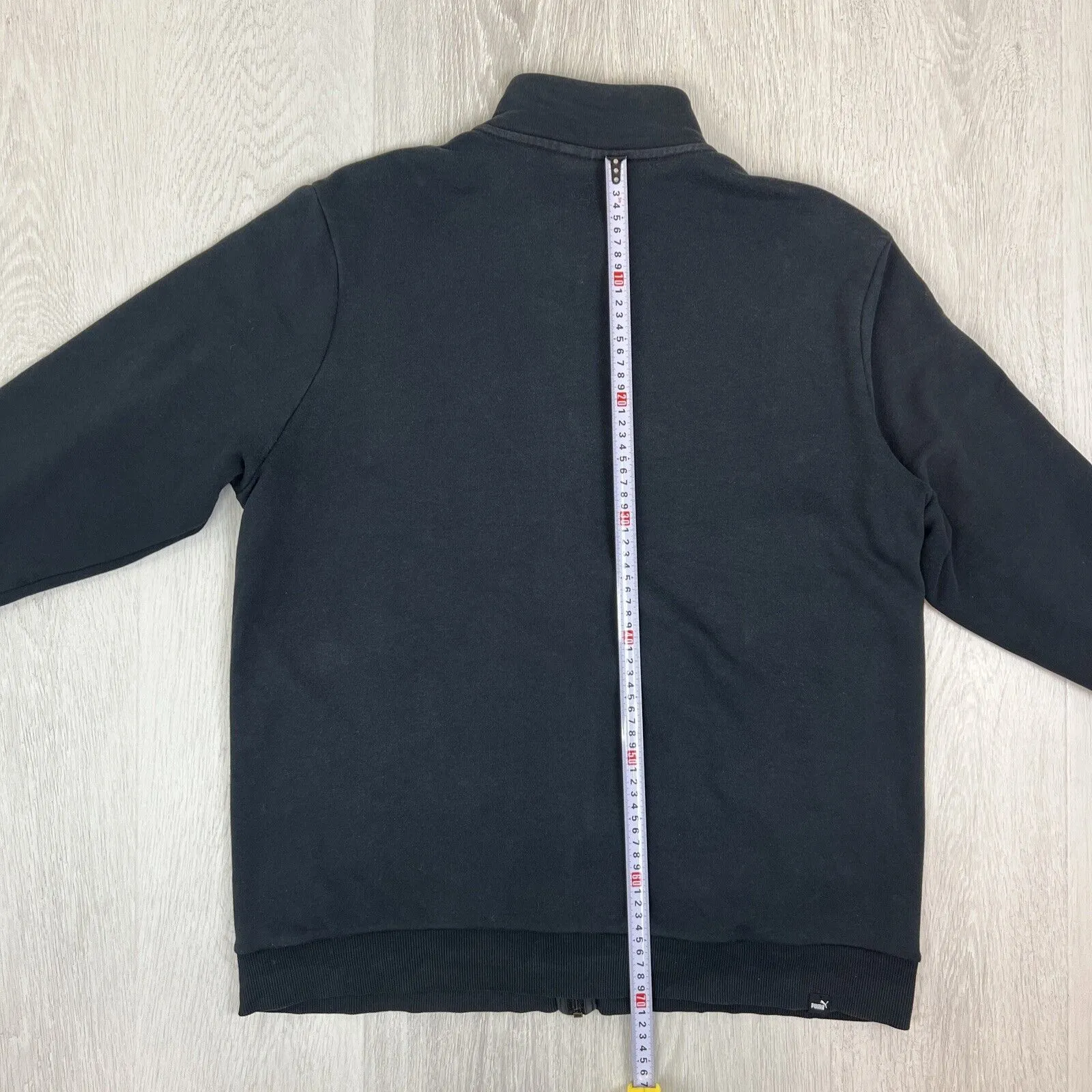 PUMA Mens Black Full Zip Tracksuit Jacket Size XL