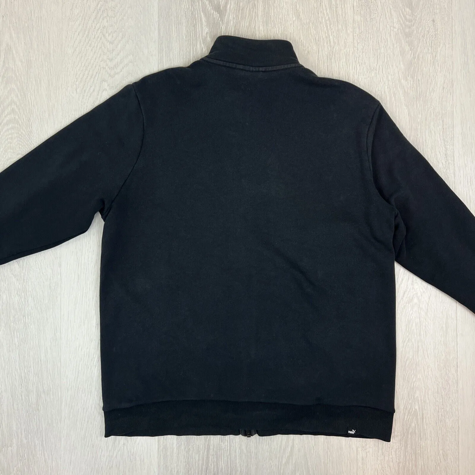 PUMA Mens Black Full Zip Tracksuit Jacket Size XL