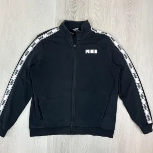 PUMA Mens Black Full Zip Tracksuit Jacket Size XL
