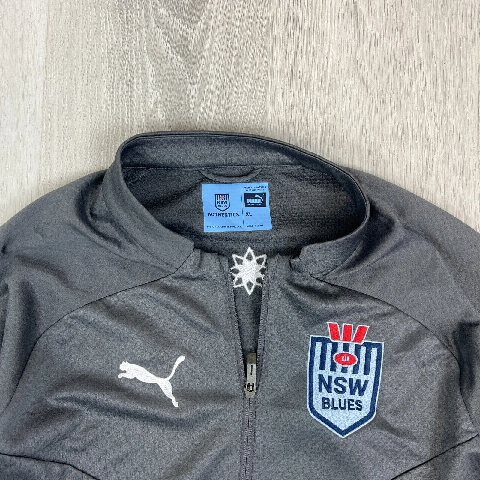 PUMA New South Wales Blues State of Origin Rugby Mens Tracksuit Jacket Size XL