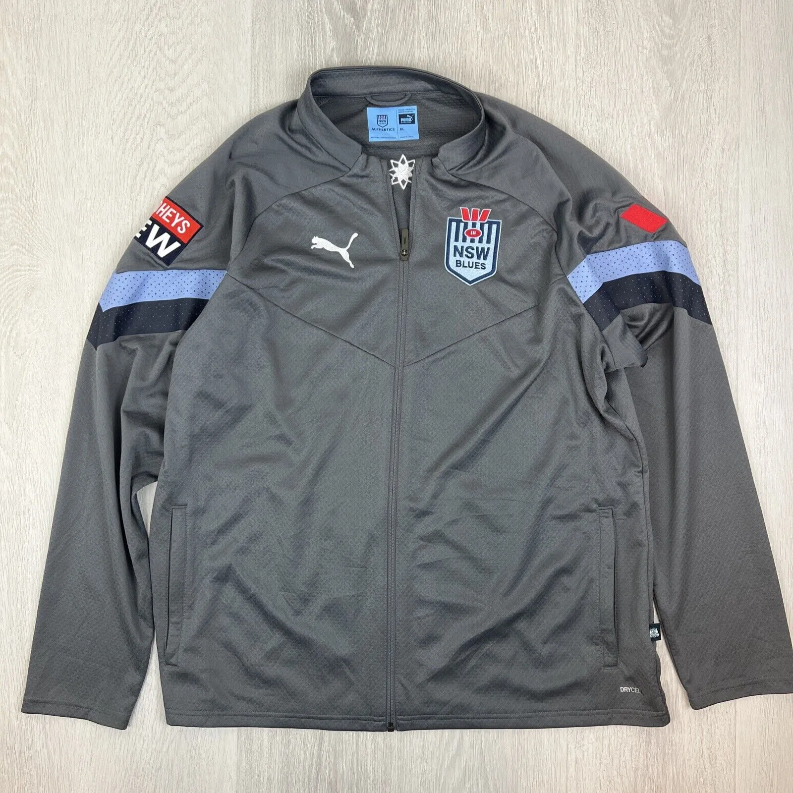 PUMA New South Wales Blues State of Origin Rugby Mens Tracksuit Jacket Size XL