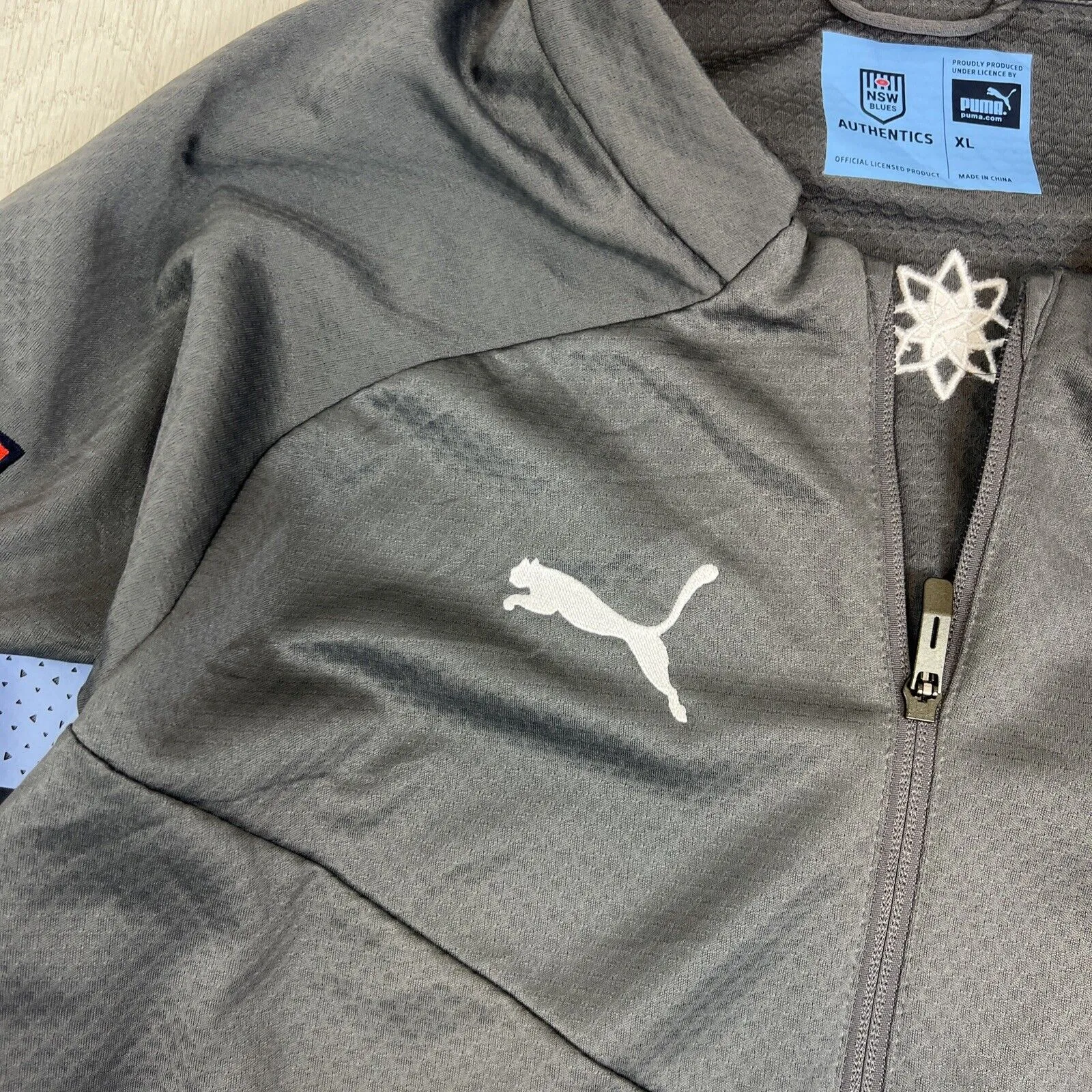 PUMA New South Wales Blues State of Origin Rugby Mens Tracksuit Jacket Size XL