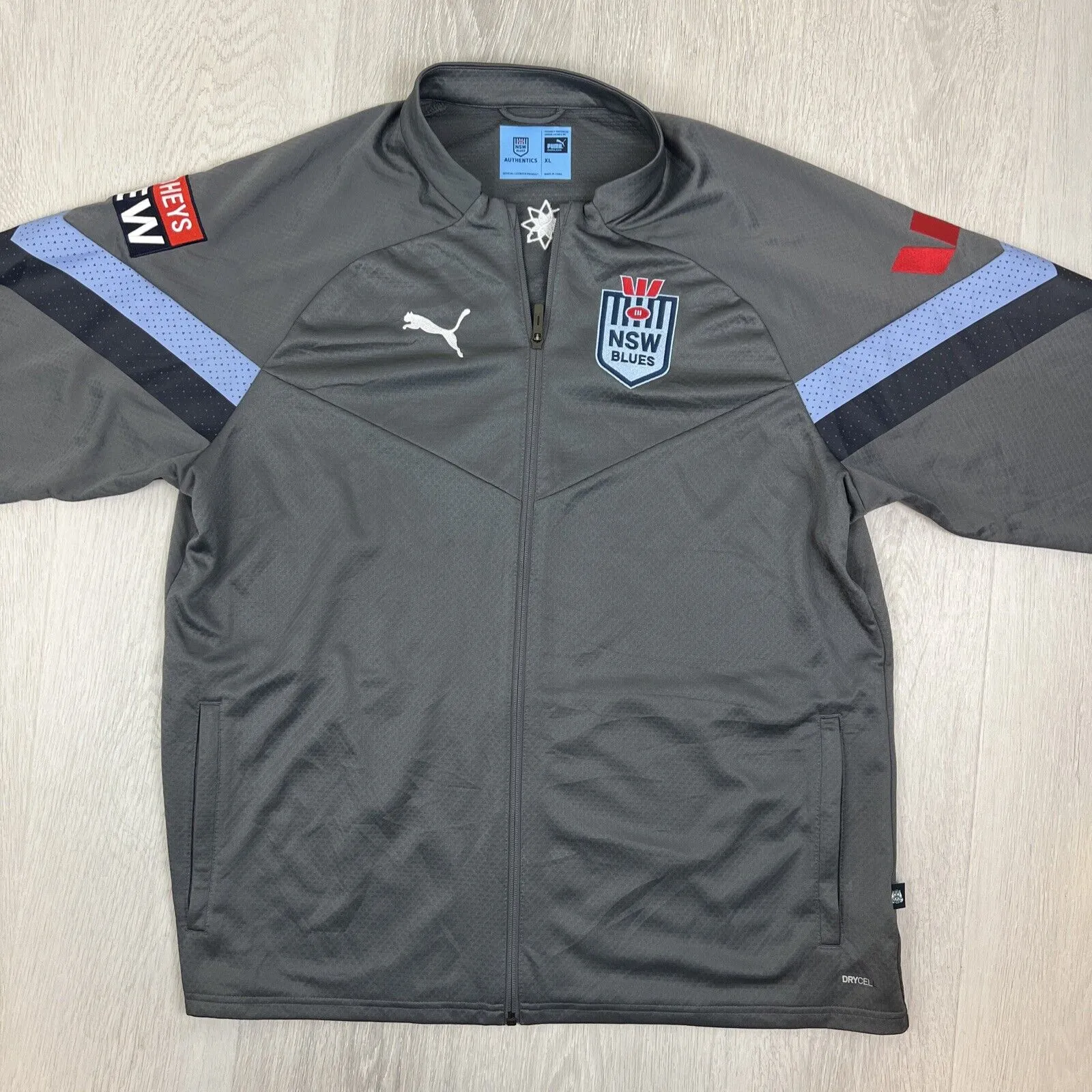 PUMA New South Wales Blues State of Origin Rugby Mens Tracksuit Jacket Size XL