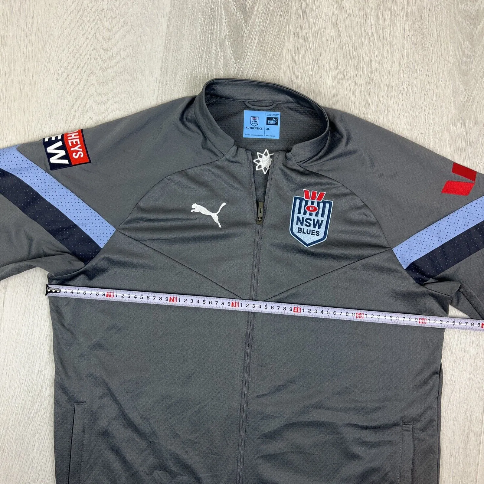 PUMA New South Wales Blues State of Origin Rugby Mens Tracksuit Jacket Size XL