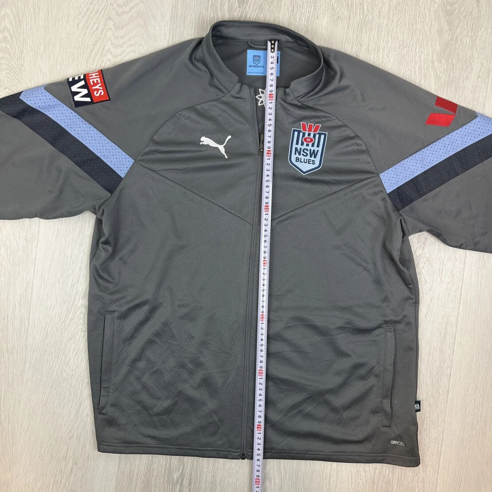 PUMA New South Wales Blues State of Origin Rugby Mens Tracksuit Jacket Size XL