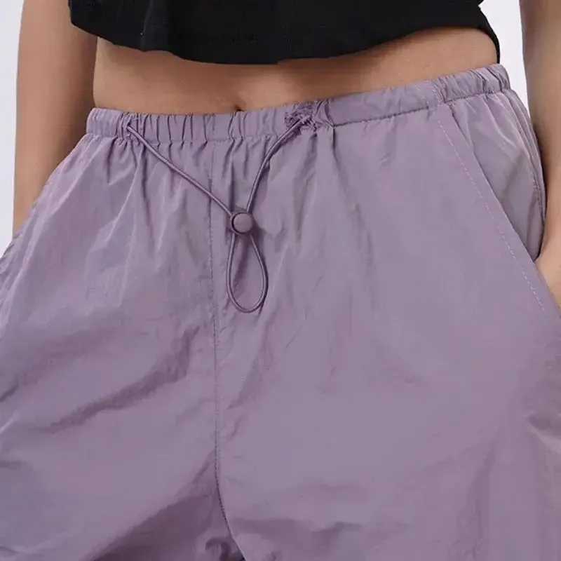 Purple Parachute Pants