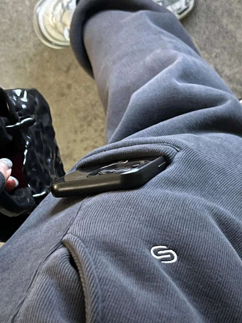 Quinn Solid Color Casual Loose Sweatpants
