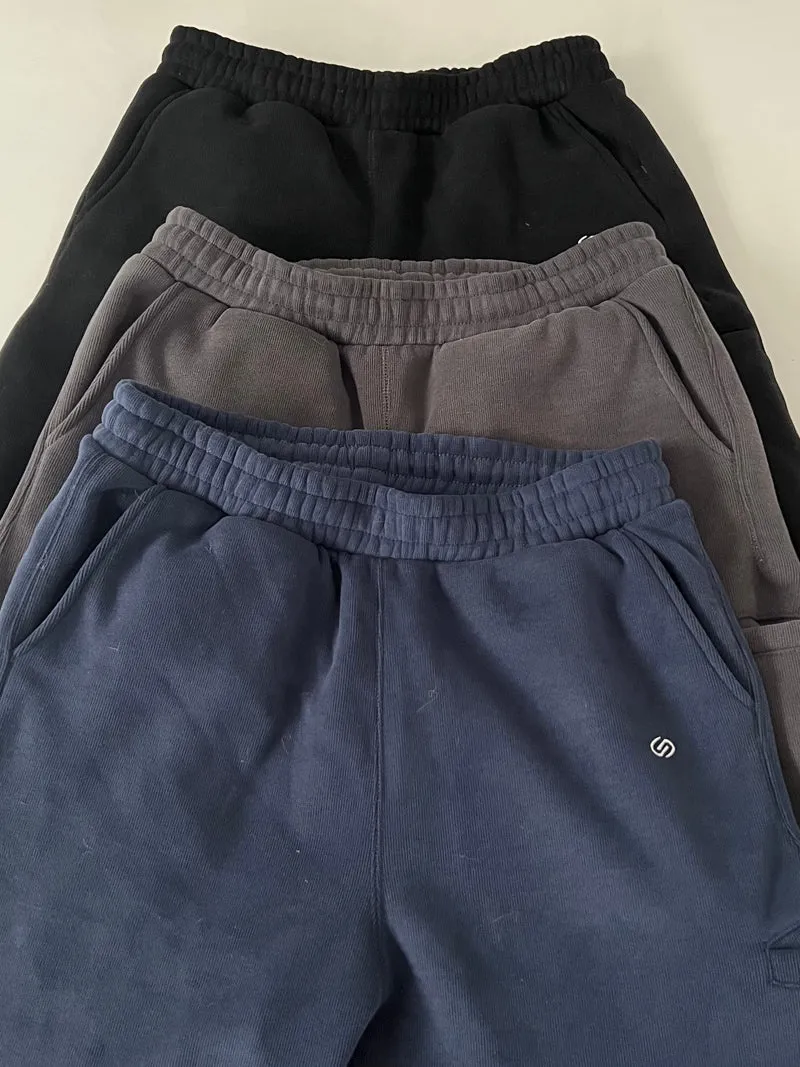Quinn Solid Color Casual Loose Sweatpants