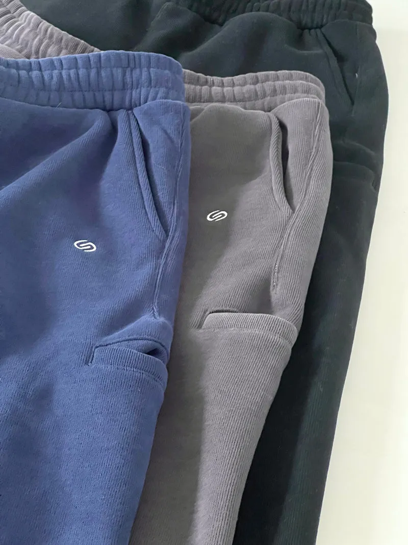 Quinn Solid Color Casual Loose Sweatpants