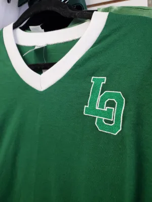 "LO" V-Neck Sleeve Stripe Jersey