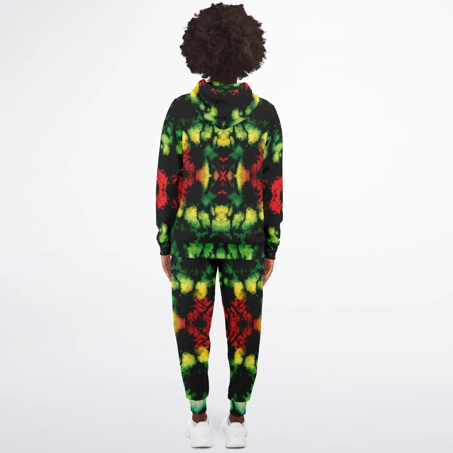 Rasta Athletic Zip Hoodie & Jogger Set