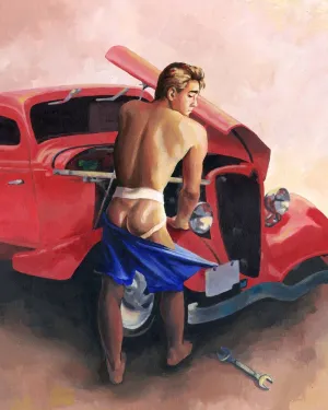 Rear View print