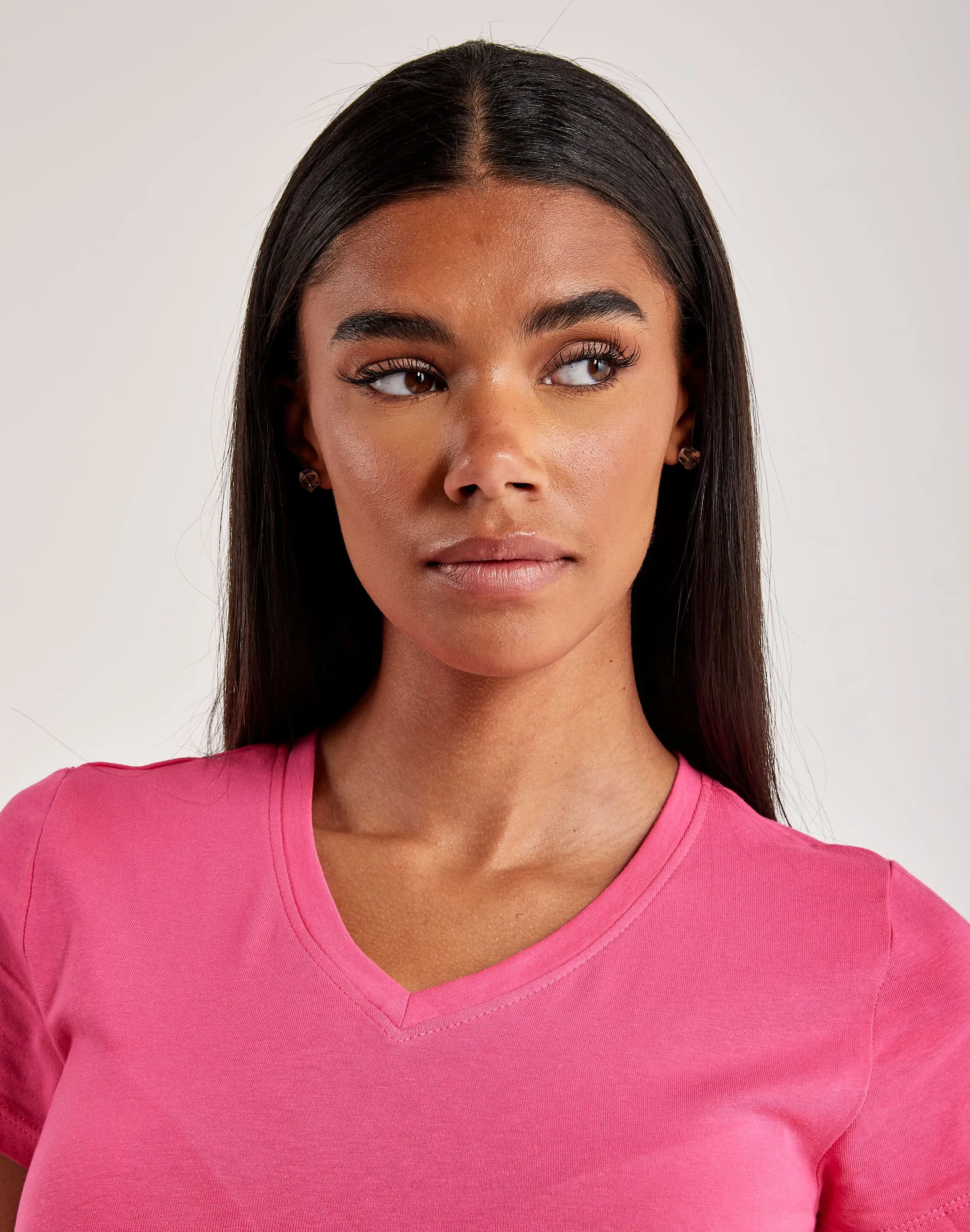 Red Fox V-Neck Tee