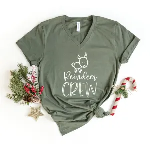 Reindeer Crew | Short Sleeve V-Neck