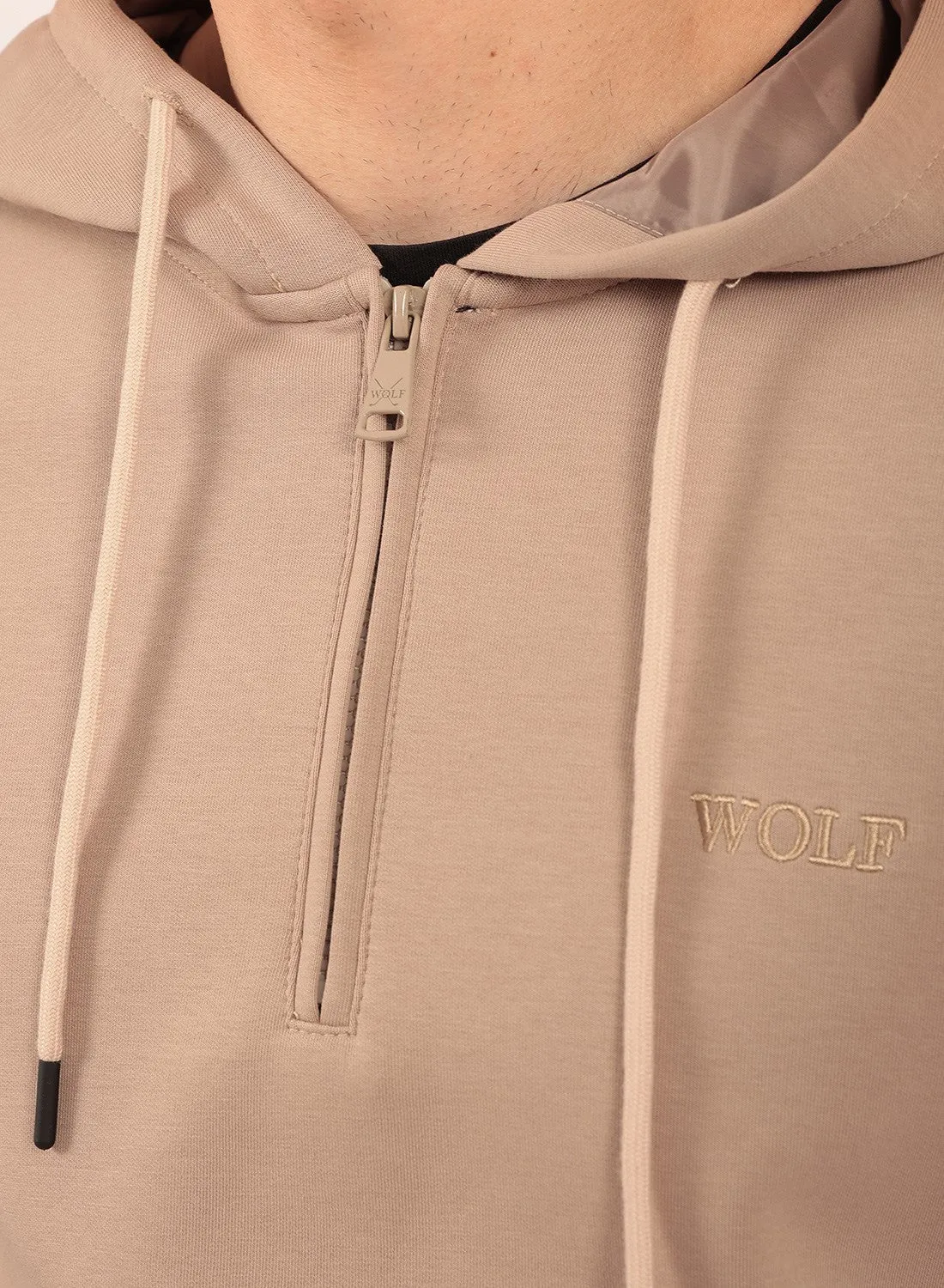 Relaxed Tracksuit Set in Cream