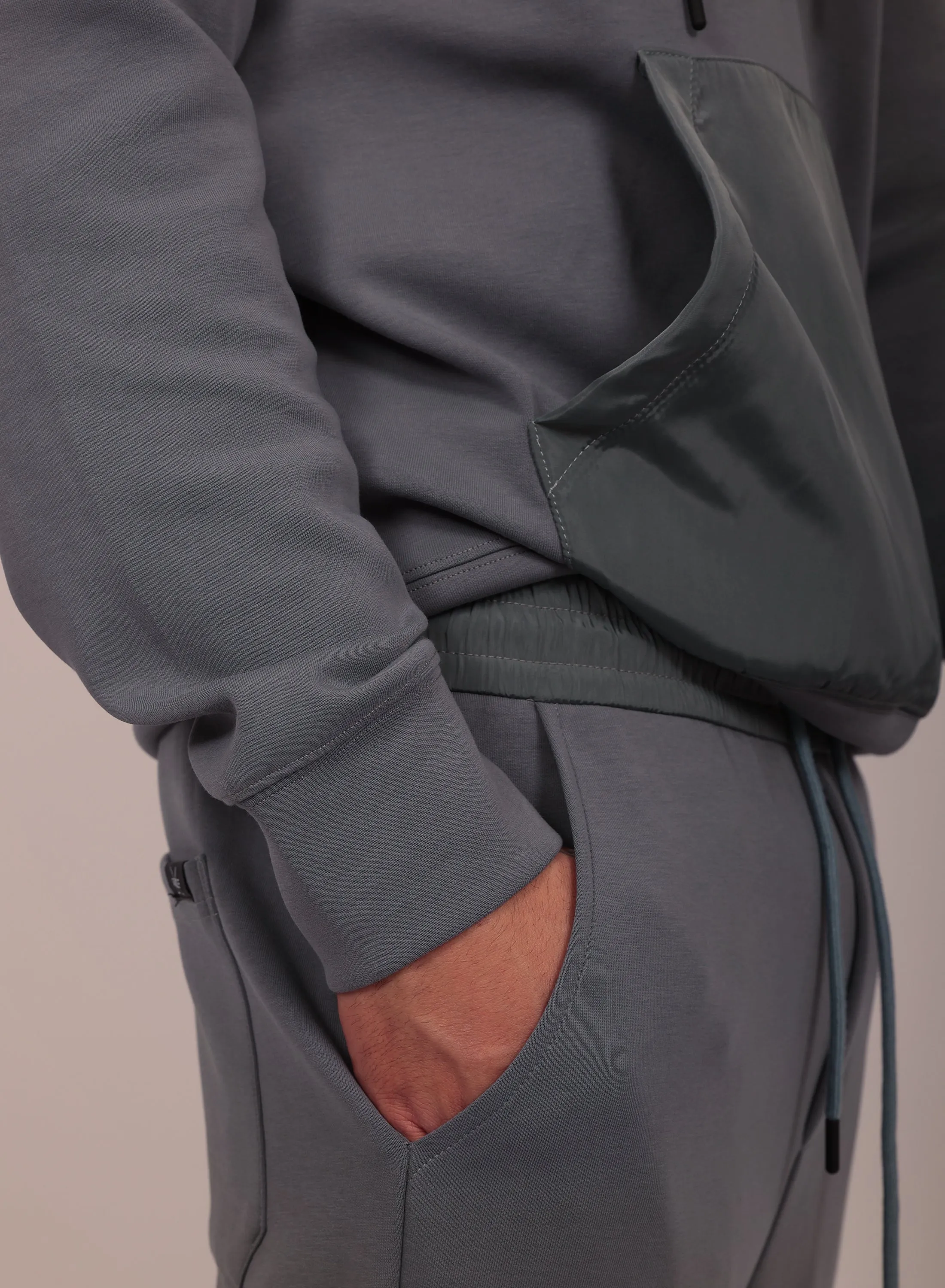Relaxed Tracksuit Set in Grey