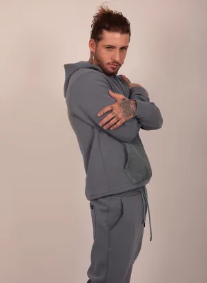 Relaxed Tracksuit Set in Grey