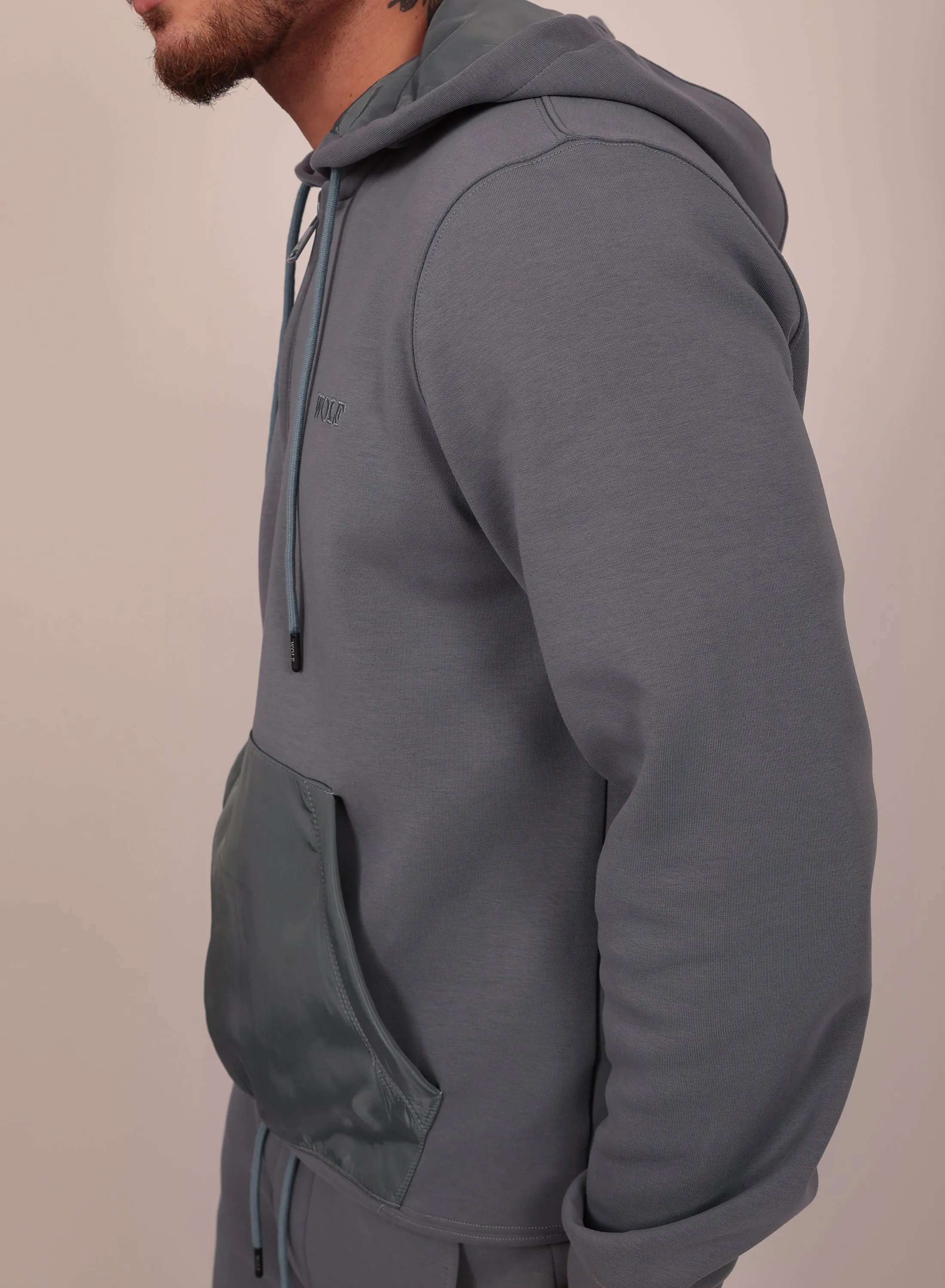 Relaxed Tracksuit Set in Grey