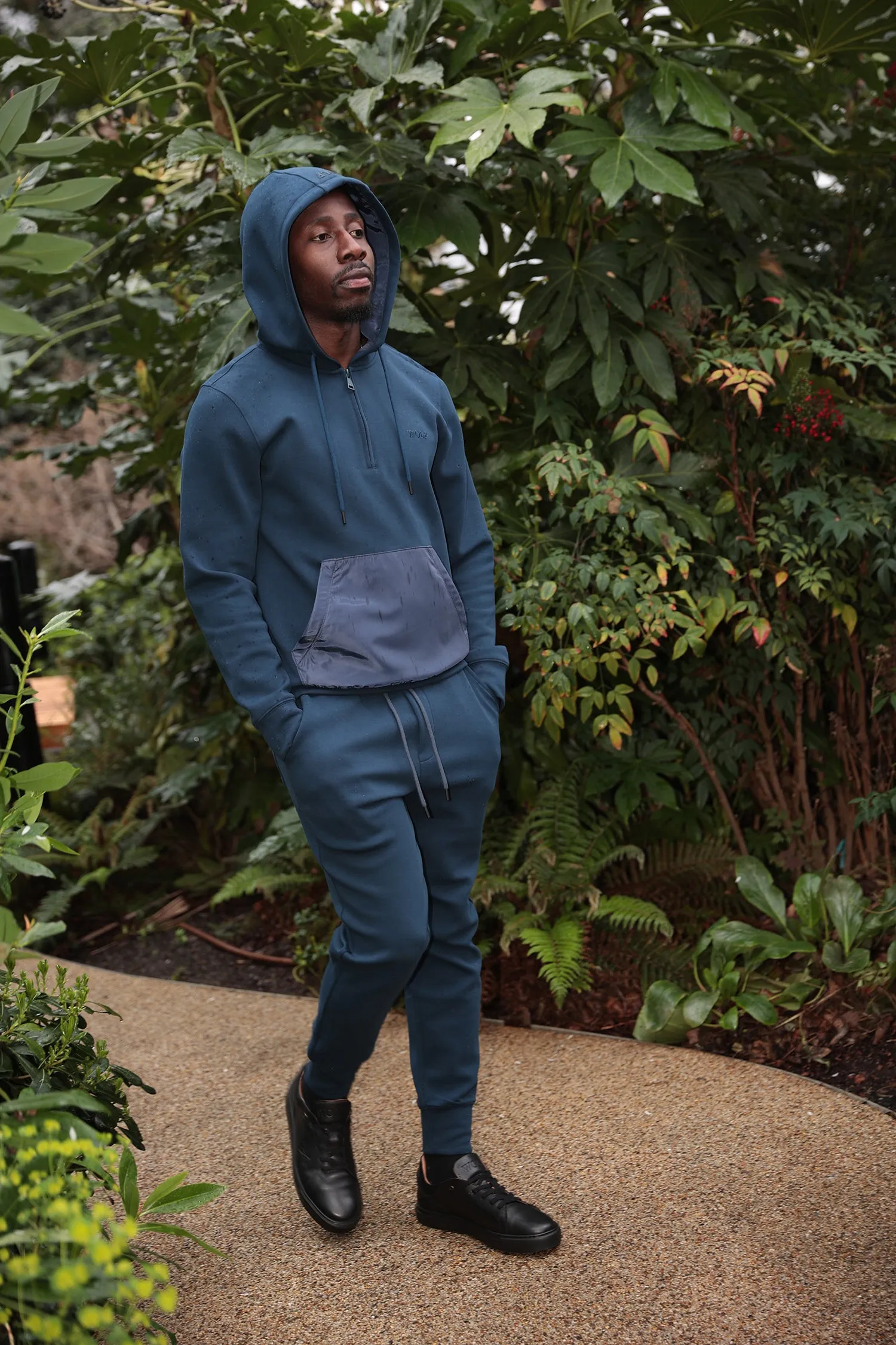 Relaxed Tracksuit Set in Navy