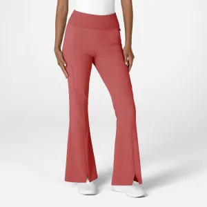 RENEW 5534 Cargo Flare Scrub Pants Mineral Red