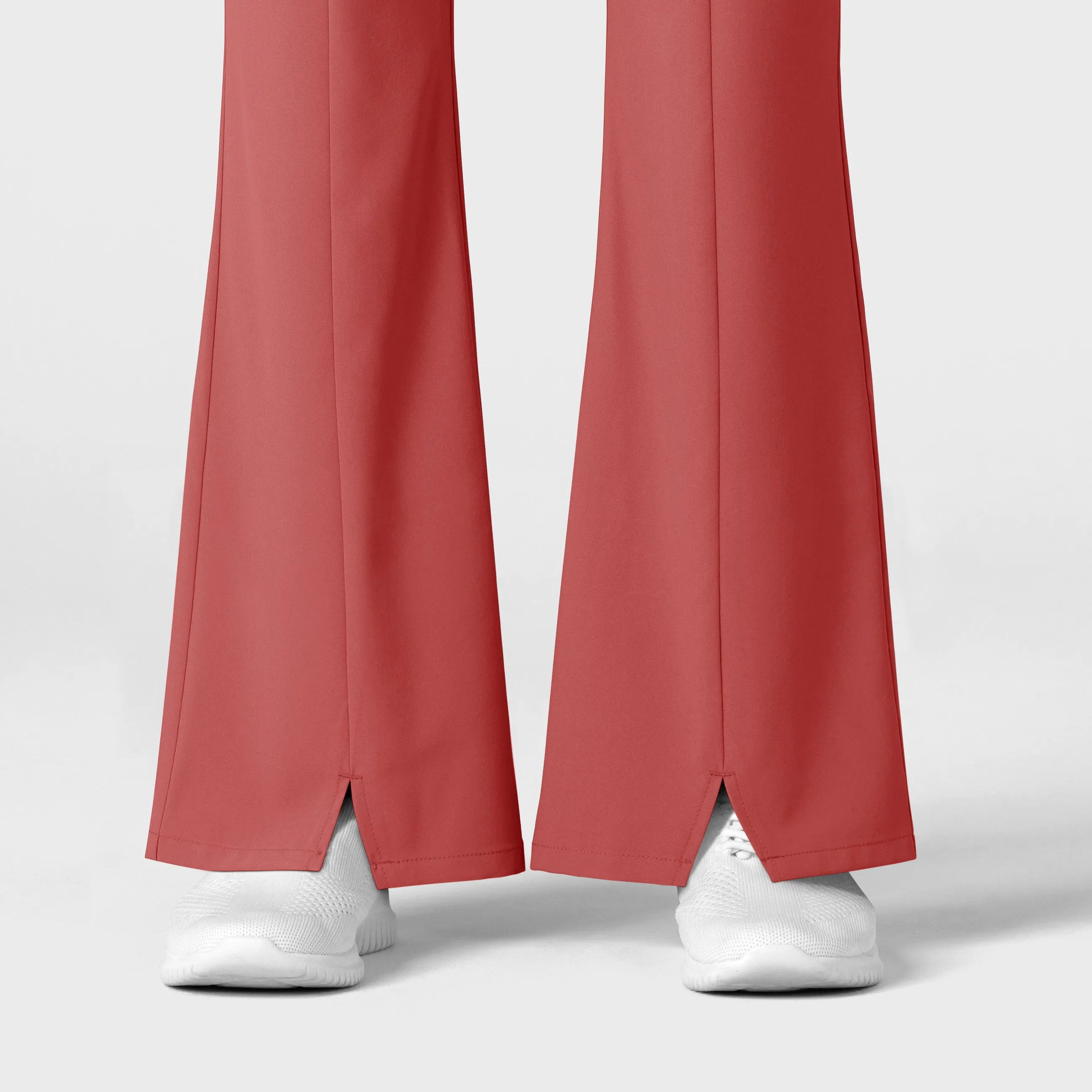 RENEW 5534 Cargo Flare Scrub Pants Mineral Red