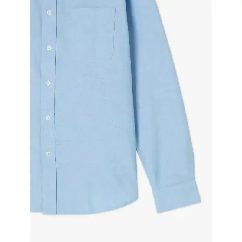 RM Williams Mens Collins Button Down Shirt Light Blue