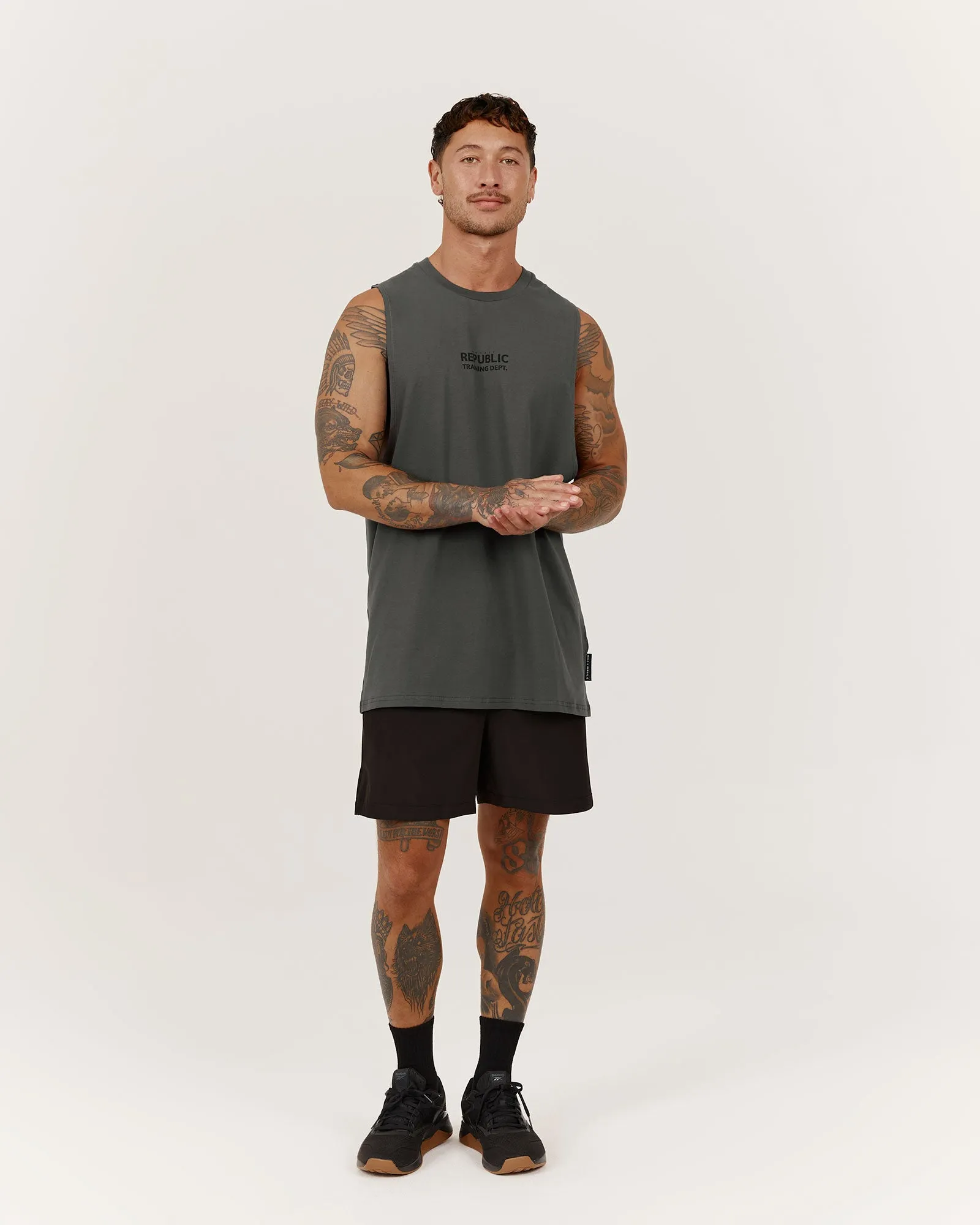 ROCKY MUSCLE TANK TRAINING DEPT - CHAR