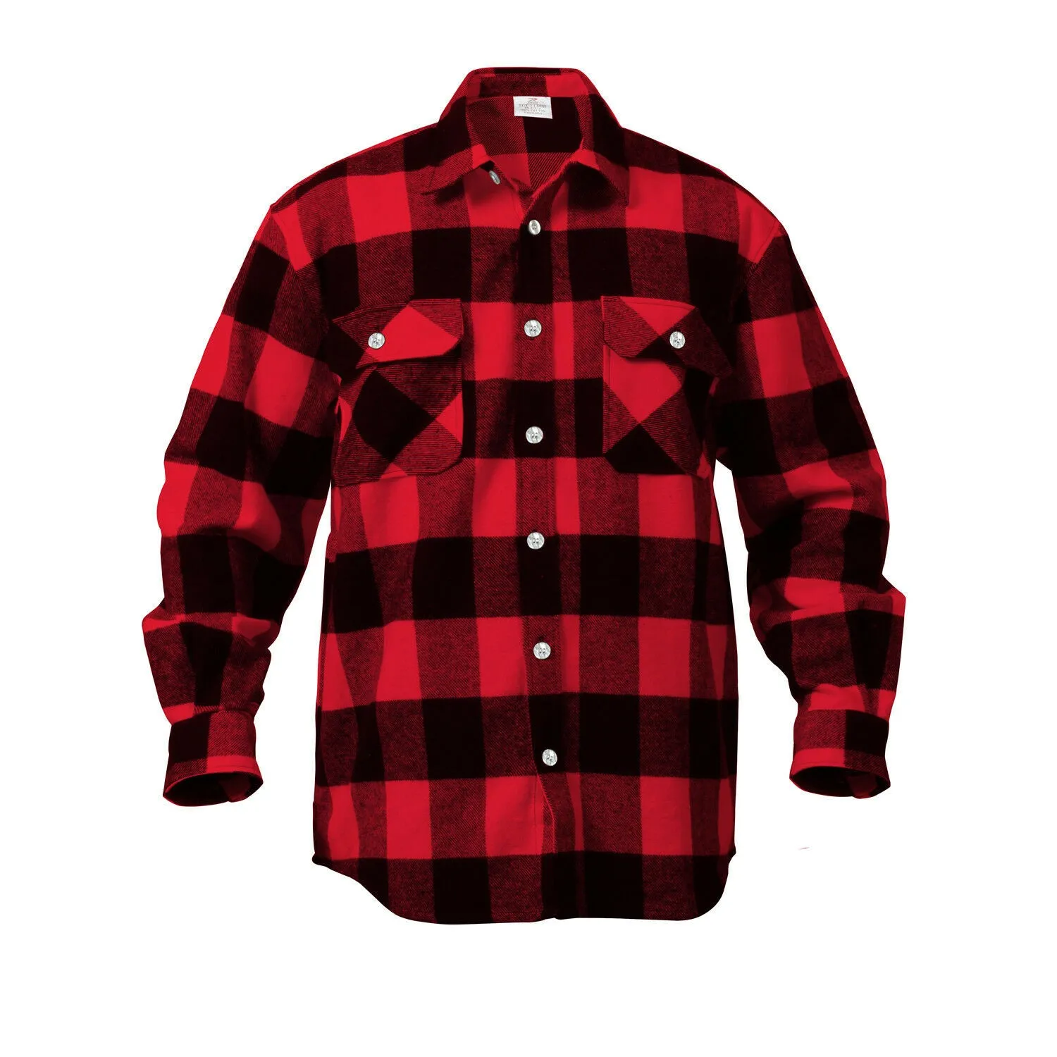 Rothco Concealed Carry Flannel Shirt - Red and Black
