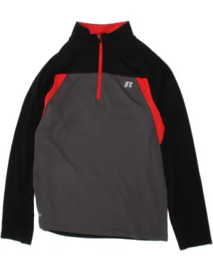 RUSSELL ATHLETIC Boys Pullover Tracksuit Top 14-15 Years XL Grey