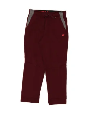 RUSSELL ATHLETIC Boys Tracksuit Trousers 14-15 Years XL Burgundy Polyester
