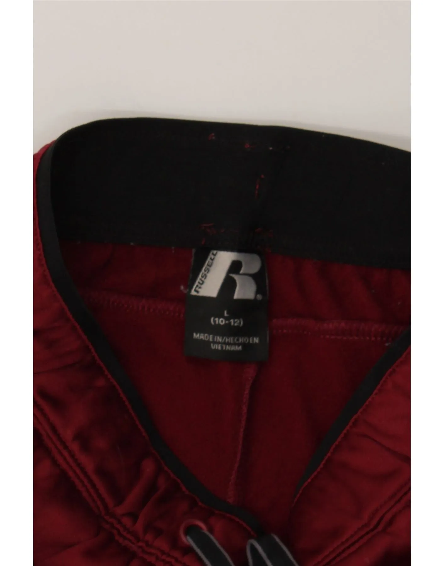RUSSELL ATHLETIC Boys Tracksuit Trousers Joggers 10-11 Years Large Red