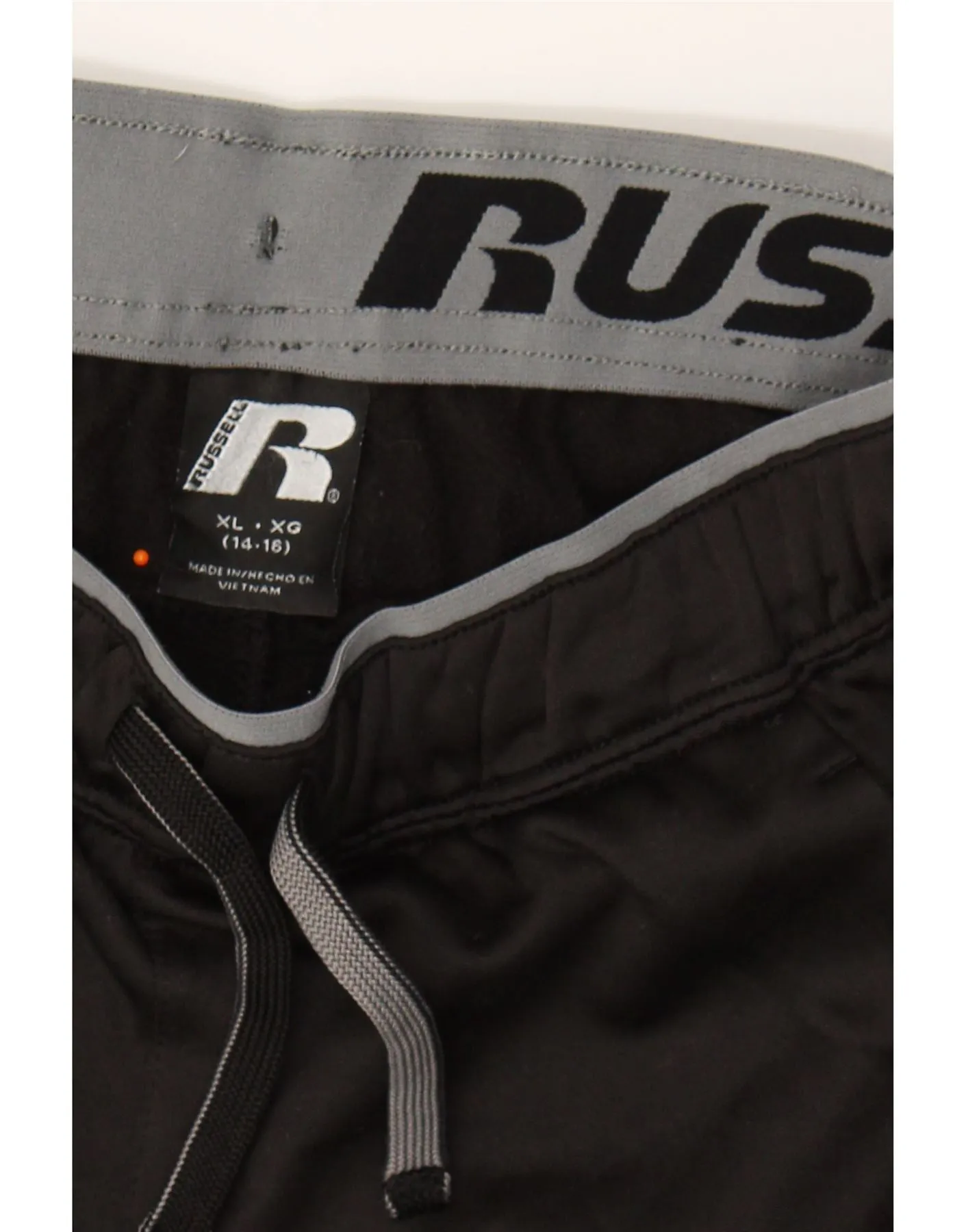 RUSSELL ATHLETIC Boys Tracksuit Trousers Joggers 14-15 Years XL Grey