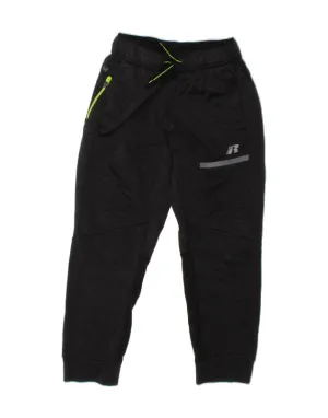 RUSSELL ATHLETIC Boys Tracksuit Trousers Joggers 7-8 Years Medium  Grey
