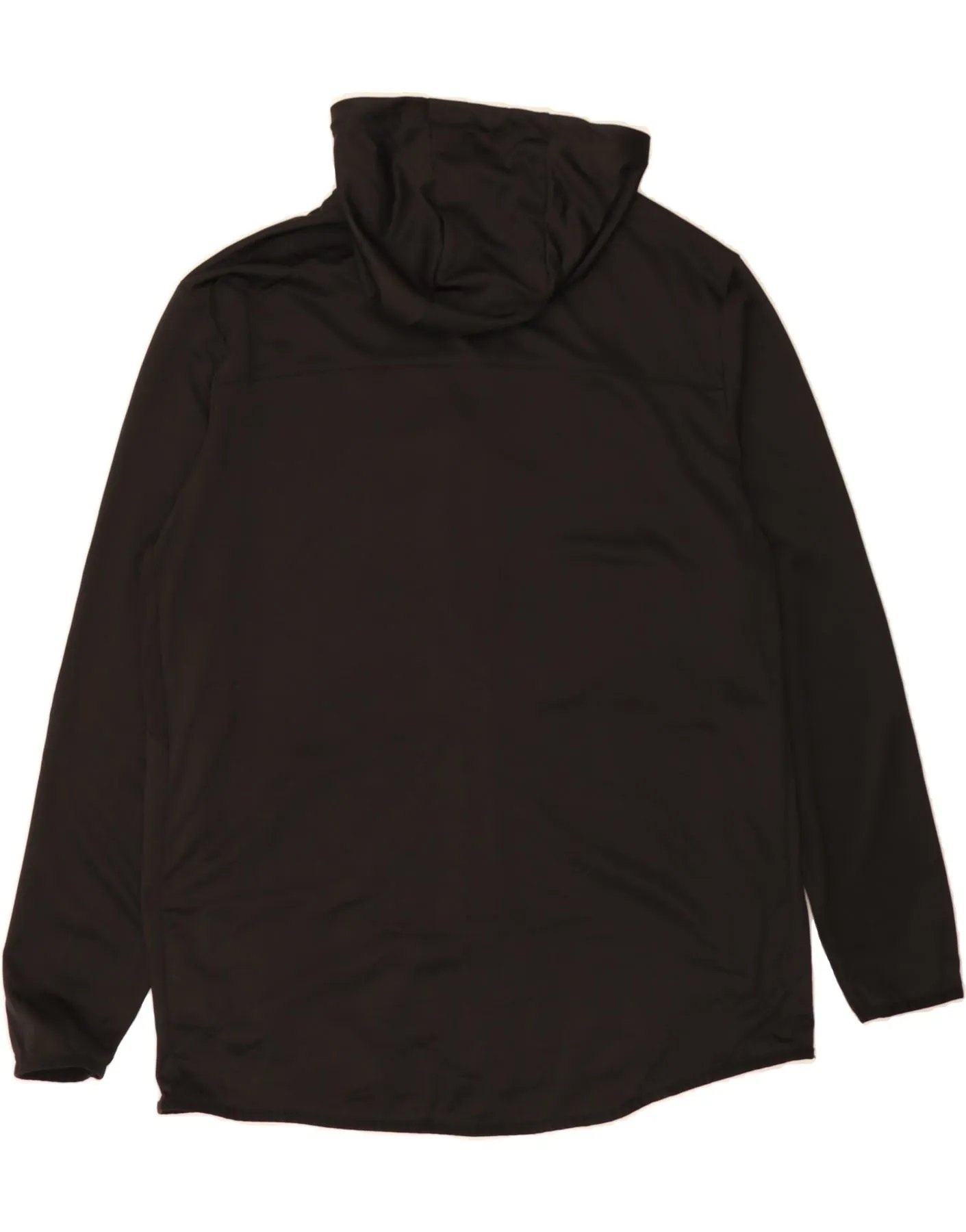 RUSSELL ATHLETIC Mens Dri-Power Hooded Tracksuit Top Jacket Large Black