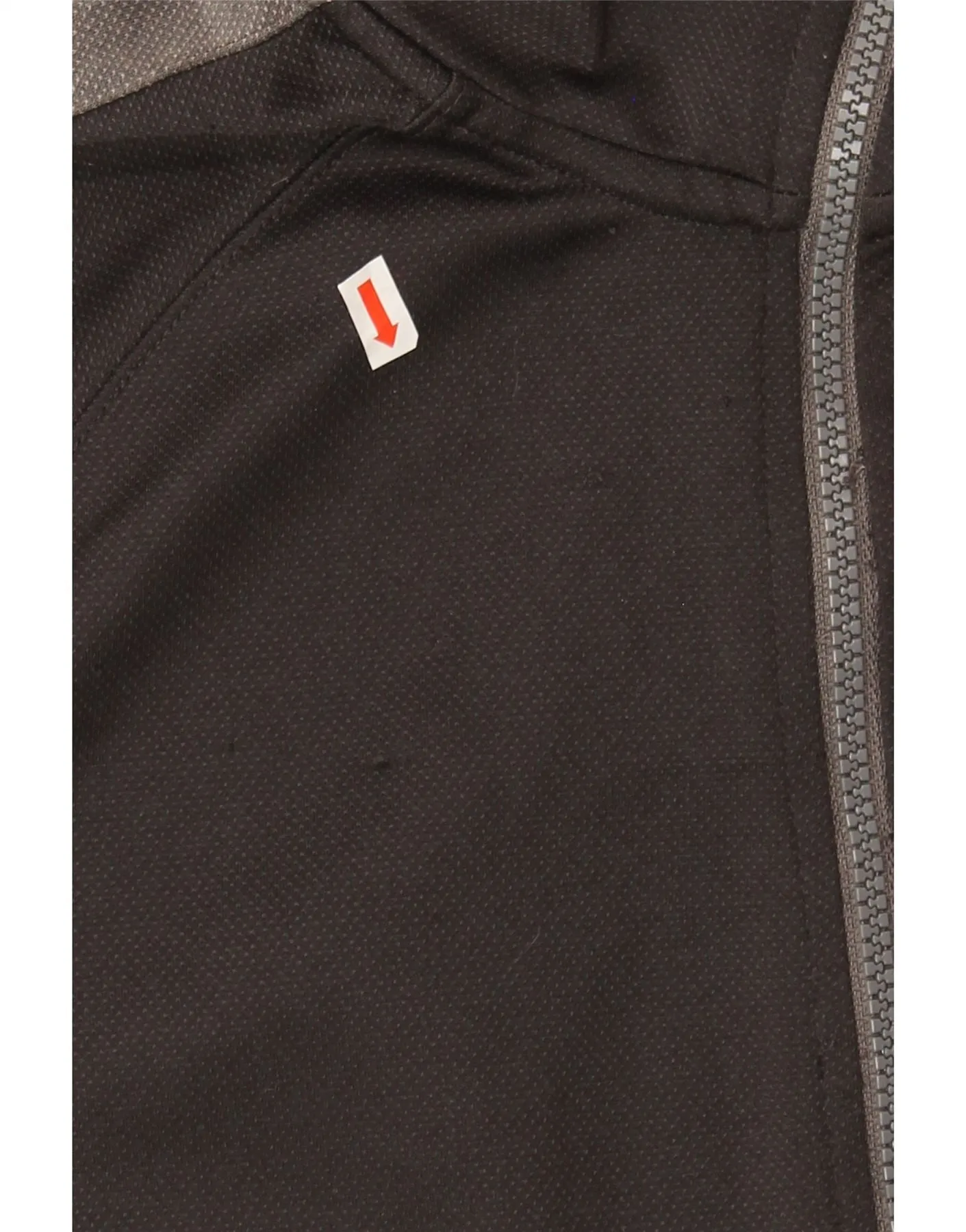 RUSSELL ATHLETIC Mens Dri-Power Tracksuit Top Jacket UK 34/36 Small Grey