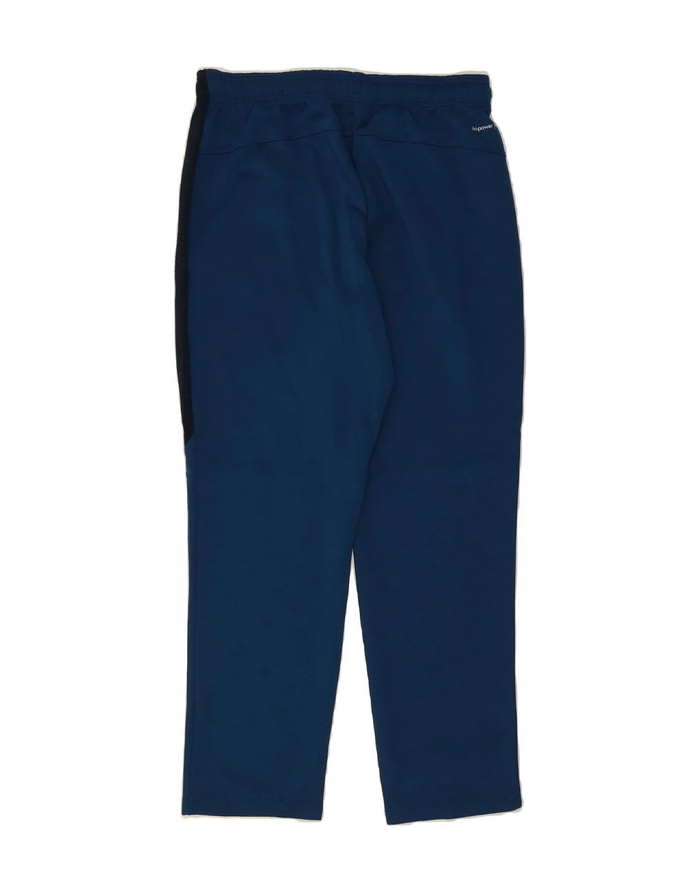 RUSSELL ATHLETIC Mens Dri-Power Tracksuit Trousers Large Blue Colourblock
