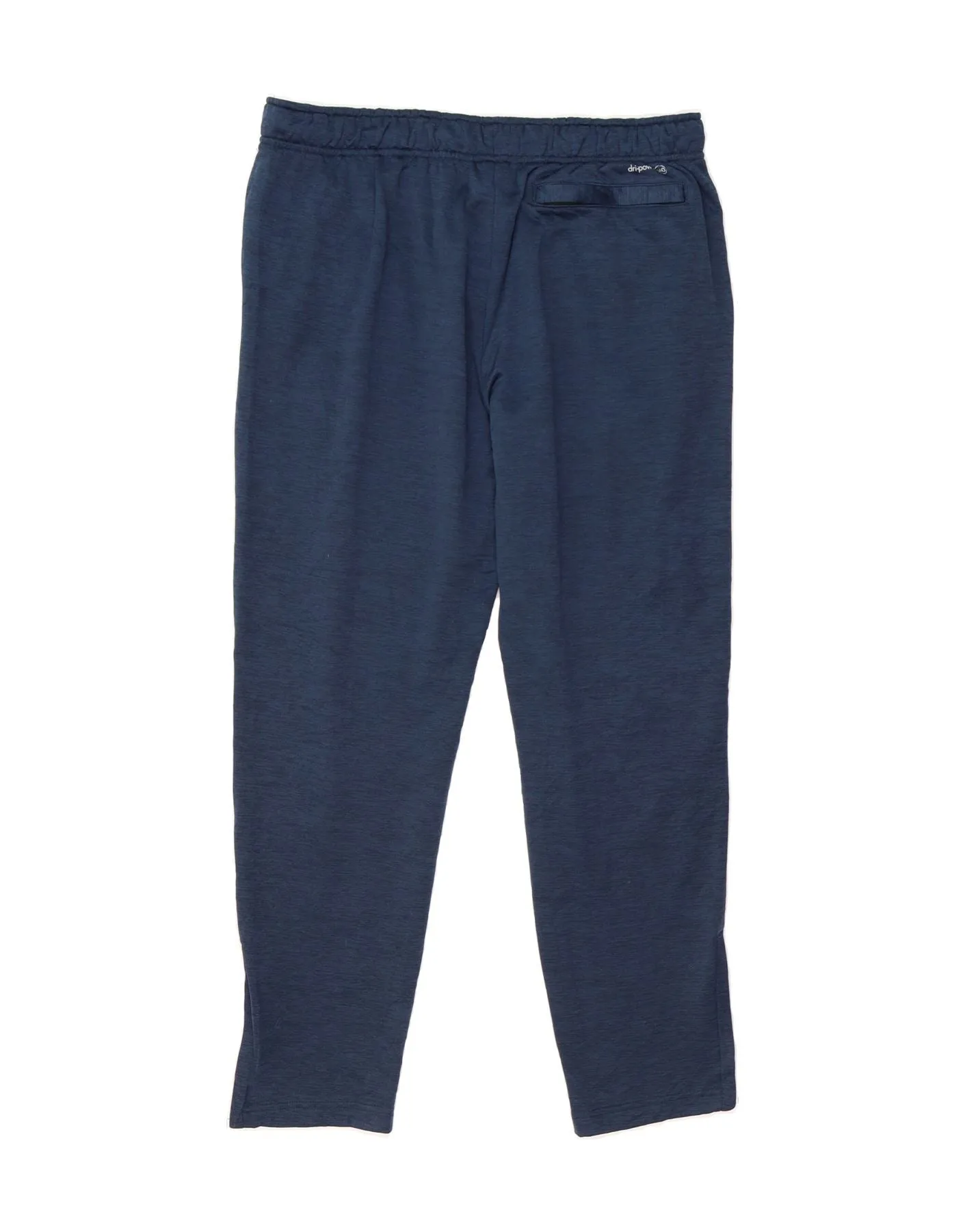 RUSSELL ATHLETIC Mens Dri-Power Tracksuit Trousers Large Navy Blue Flecked