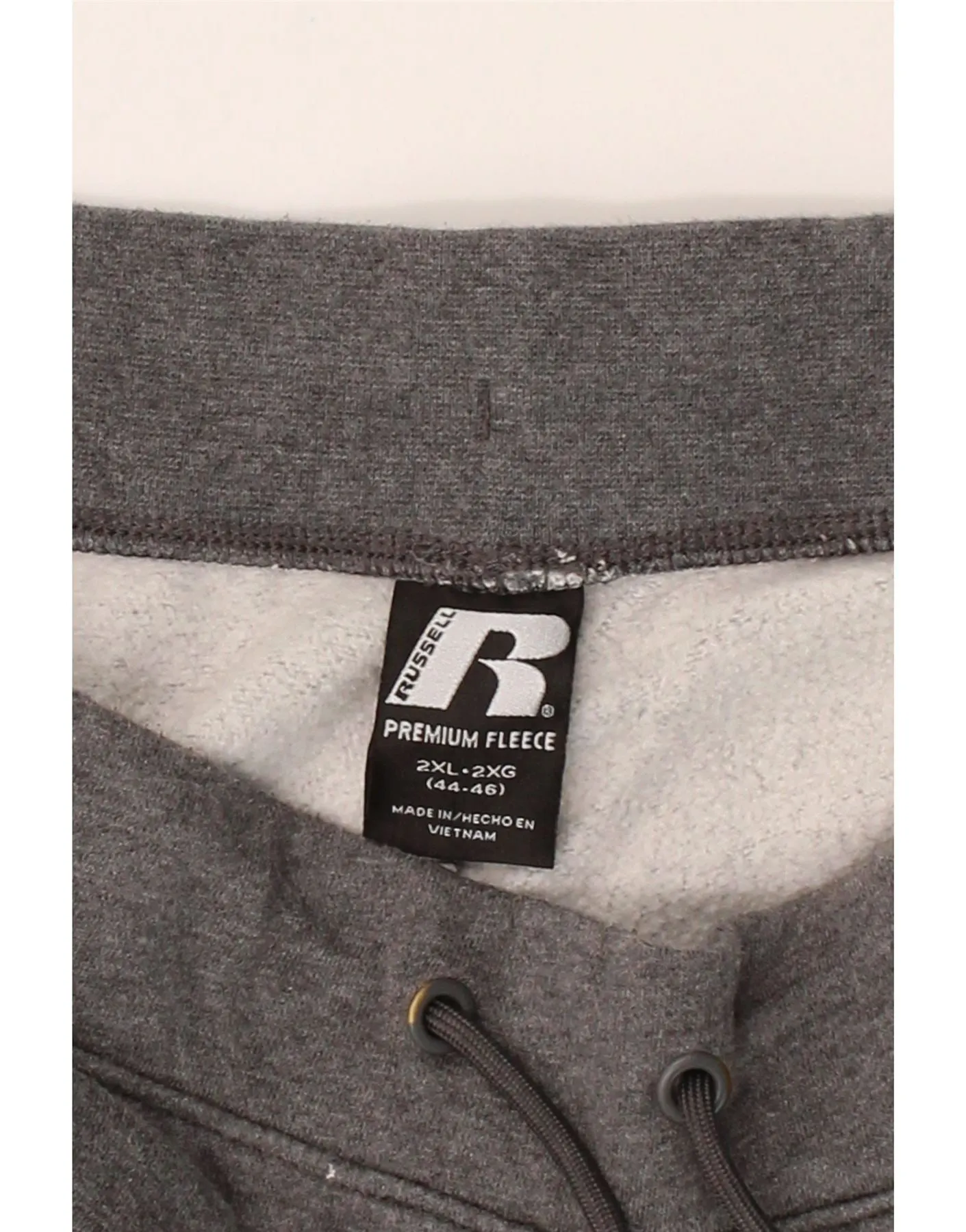 RUSSELL ATHLETIC Mens Tracksuit Trousers 2XL  Grey Cotton