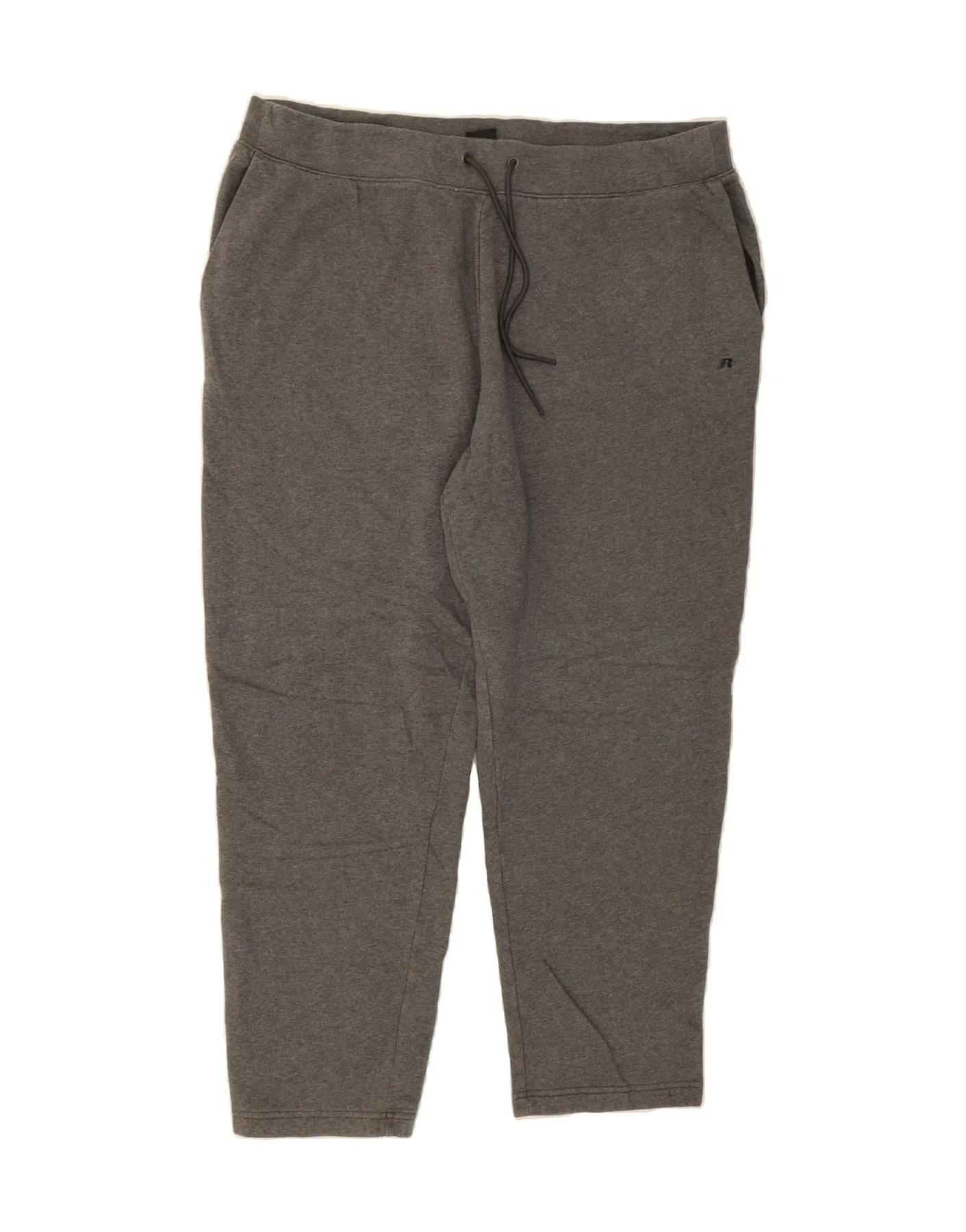RUSSELL ATHLETIC Mens Tracksuit Trousers 2XL  Grey Cotton