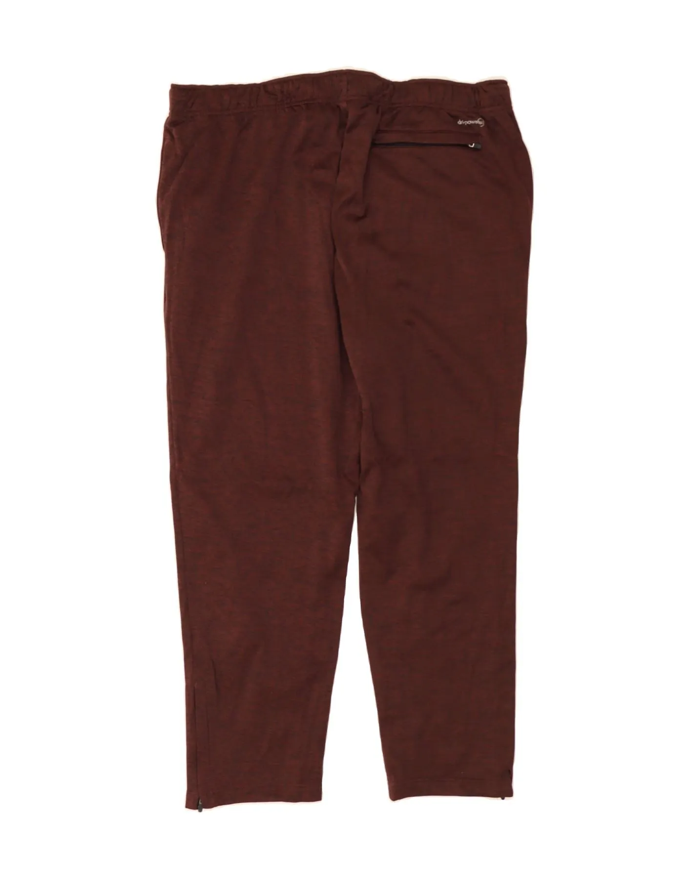 RUSSELL ATHLETIC Mens Tracksuit Trousers 2XL Maroon Polyester