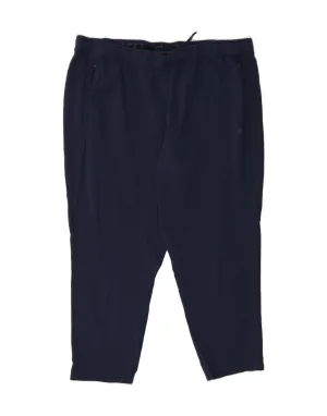 RUSSELL ATHLETIC Mens Tracksuit Trousers 3XL  Navy Blue Rayon