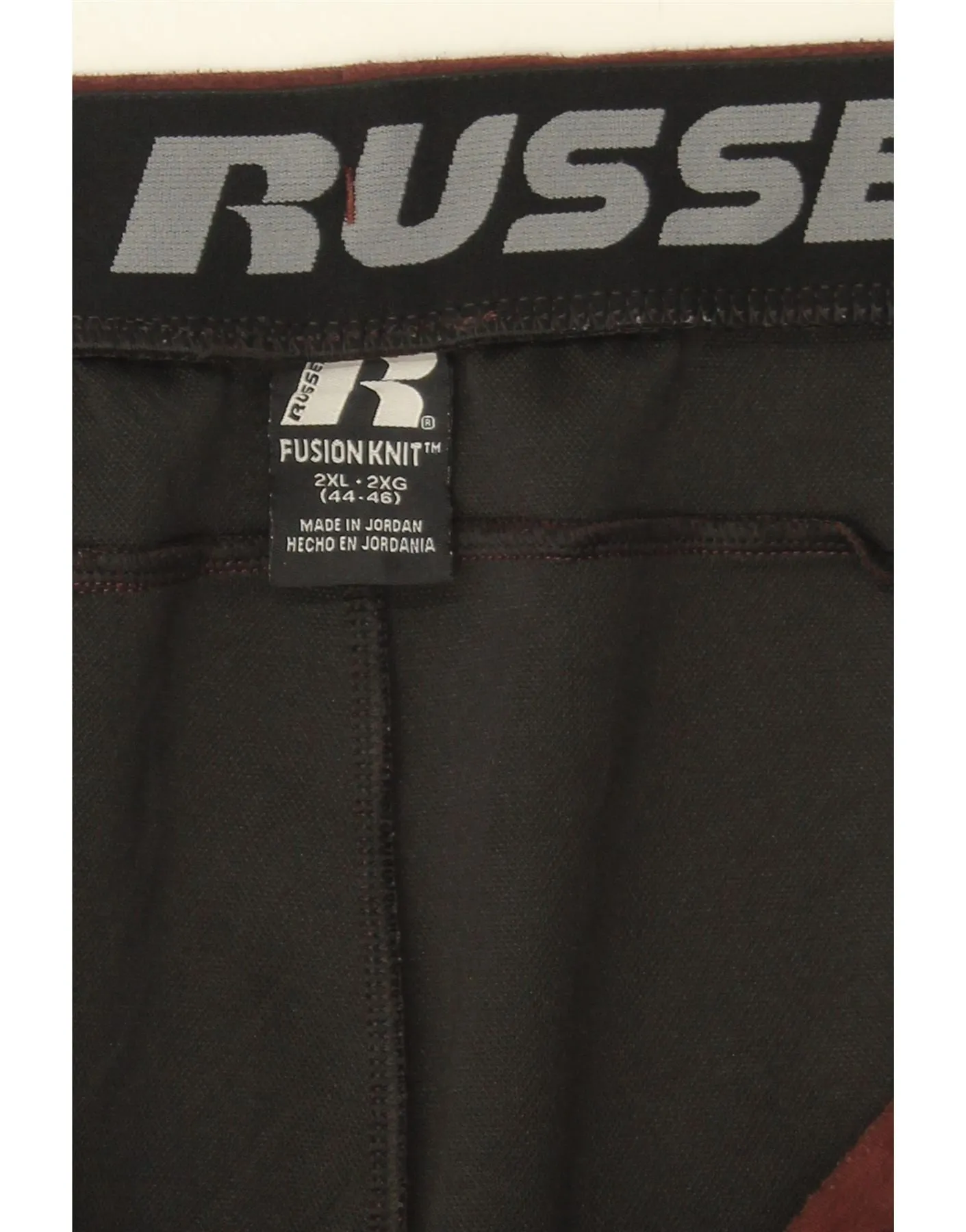 RUSSELL ATHLETIC Mens Tracksuit Trousers Joggers Size 44/46 2XL  Brown