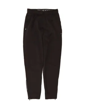 RUSSELL ATHLETIC Mens Tracksuit Trousers Medium  Black Polyester