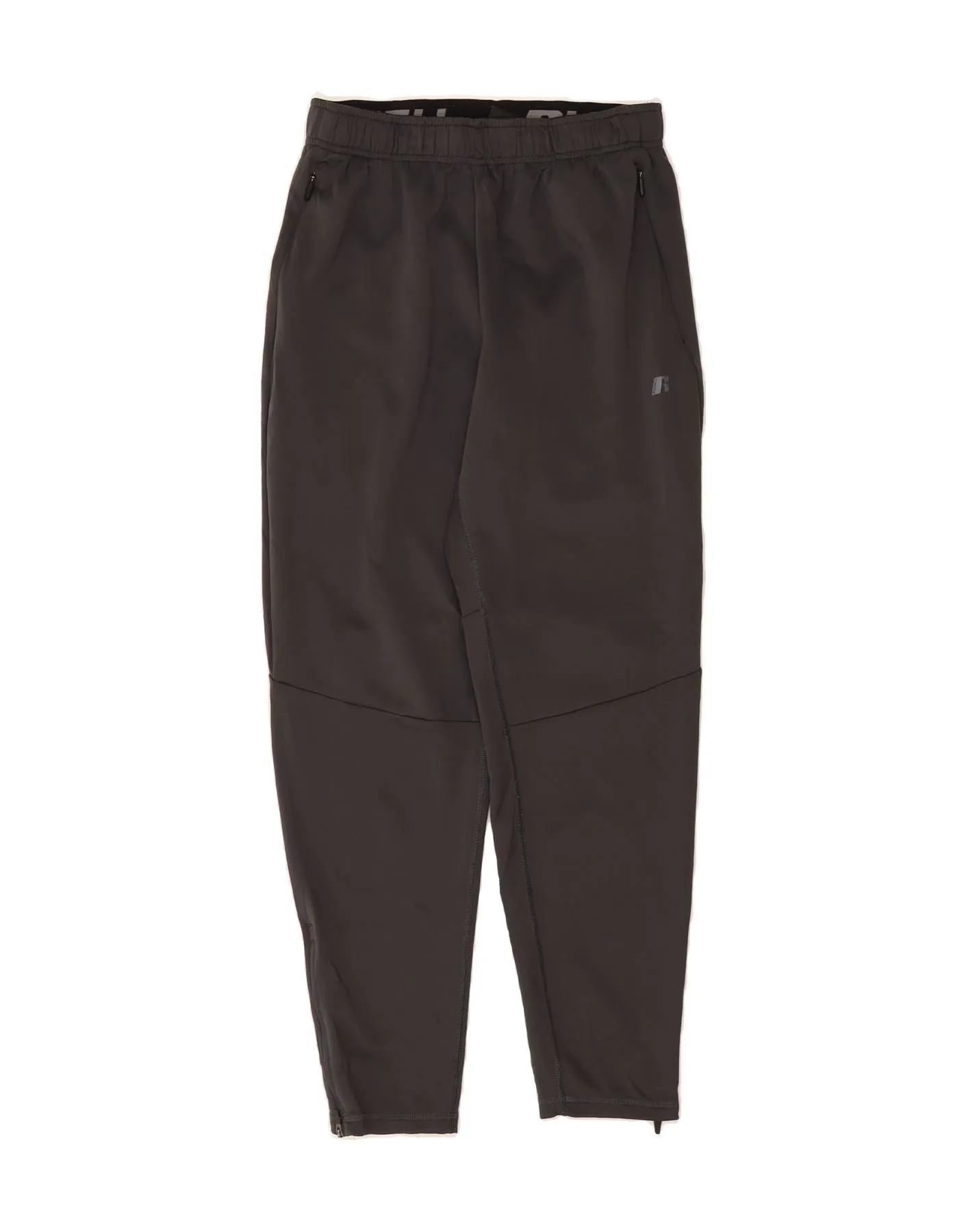 RUSSELL ATHLETIC Mens Tracksuit Trousers Medium  Grey Polyester