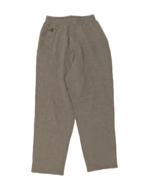 RUSSELL ATHLETIC Mens Tracksuit Trousers Small  Grey Polyester
