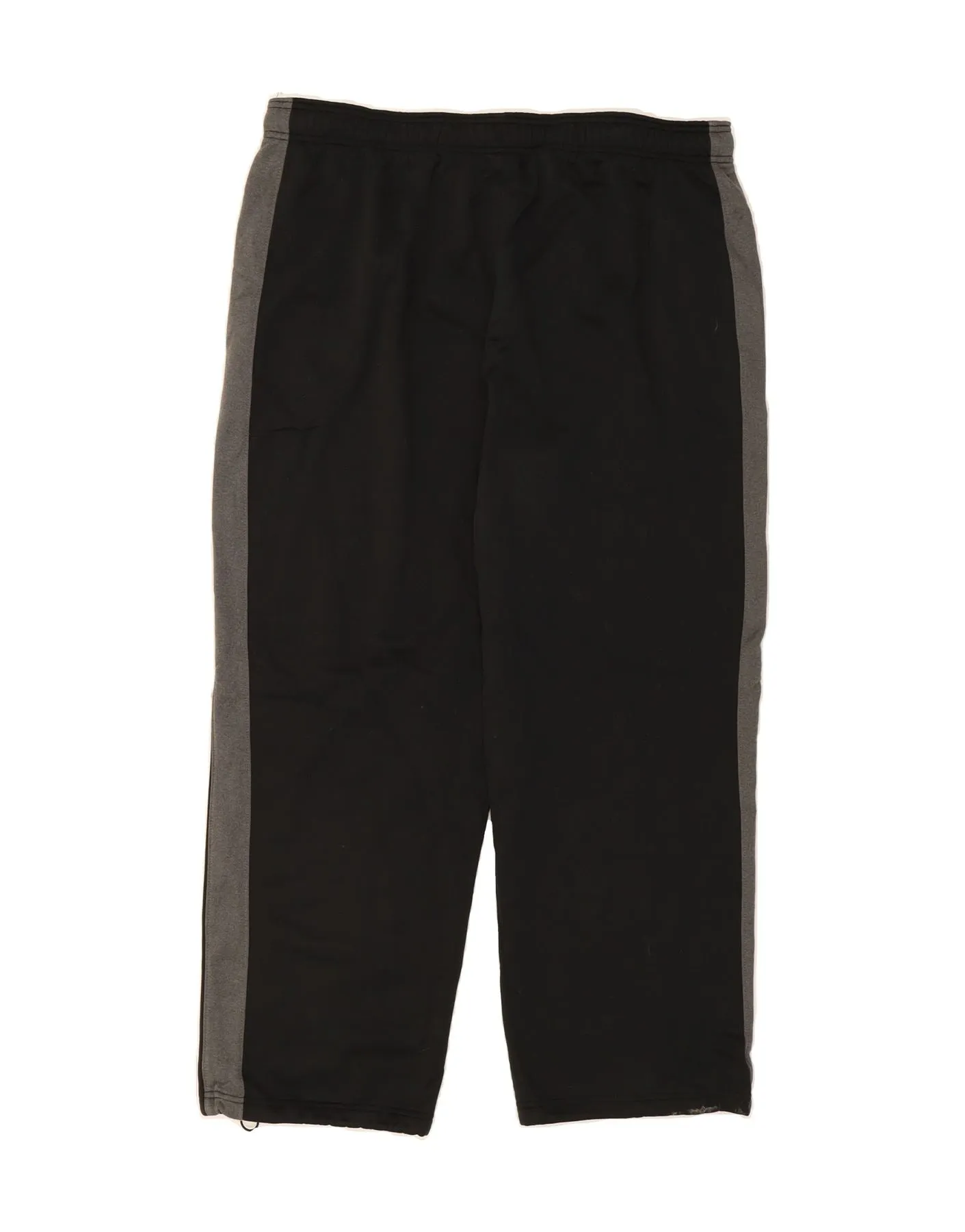 RUSSELL ATHLETIC Mens Tracksuit Trousers XL Black Colourblock Polyester