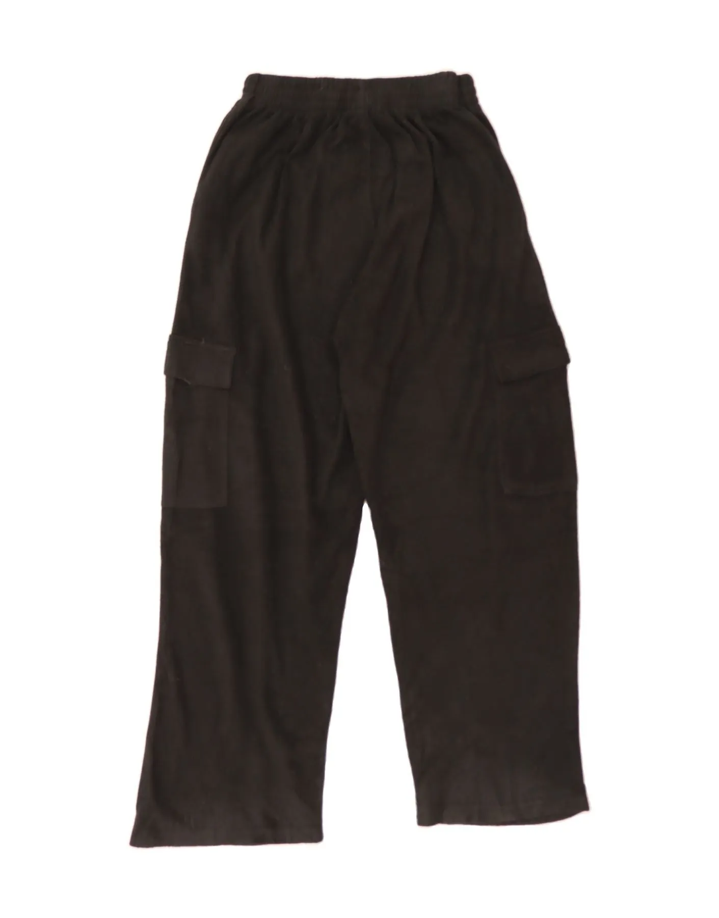 RUSSELL ATHLETIC Womens Cargo Tracksuit Trousers UK 14 Medium Black